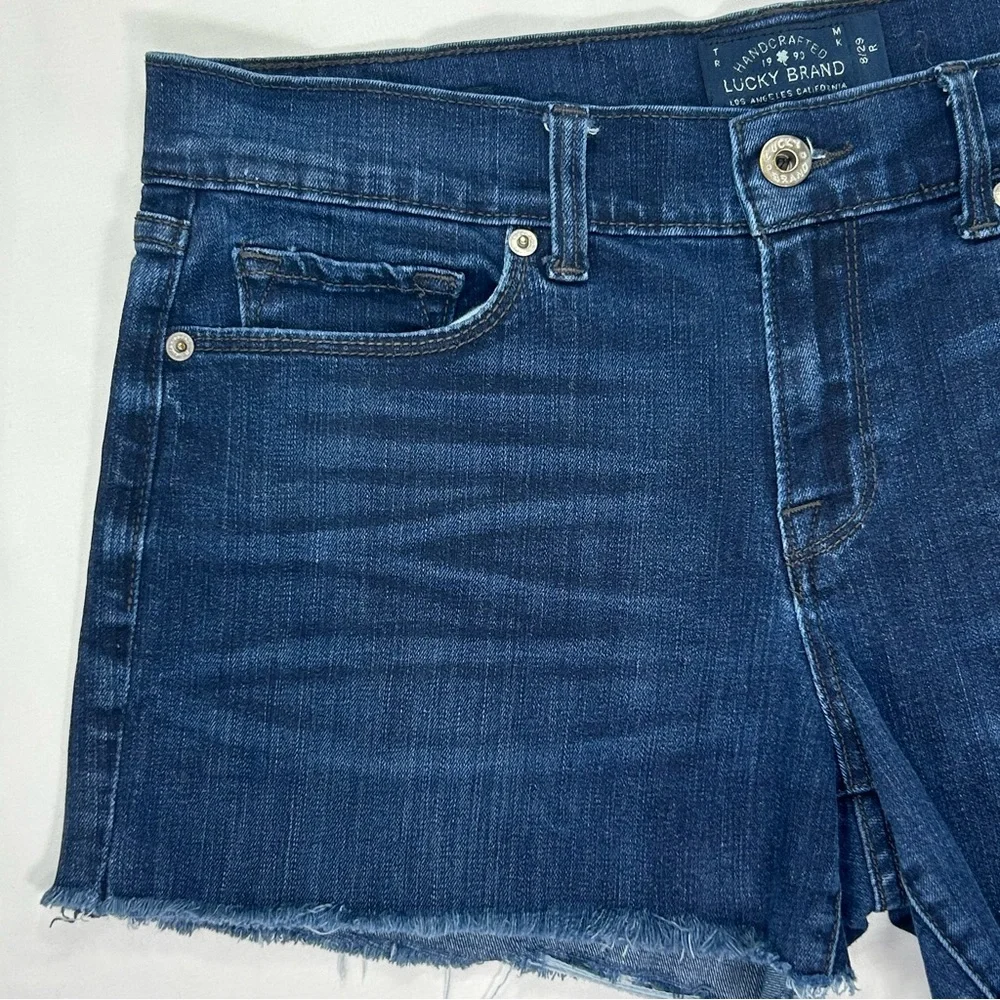 Lucky Brand Sofia Boot Cutoff Denim Shorts Size 8/29R